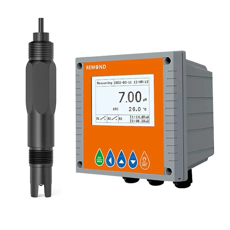 LOSV สินค้าใหม่ pH Sensor พร้อมเครื่องส่งสัญญาณ RS485 รีเลย์เอาต์พุต Analog pH Meter Sensor Digital 