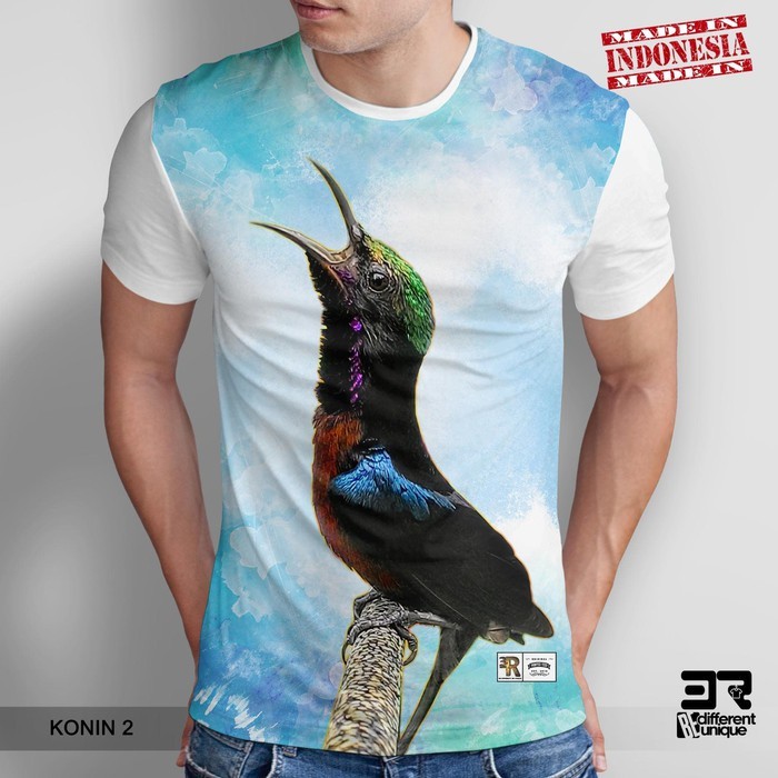 คุณภาพสูง Street สไตล์ HD 3D พิมพ์ KONIN 2 Bird Mania Distro เสื้อยืด, Unisex ผู้ใหญ่ Casual Jersey,