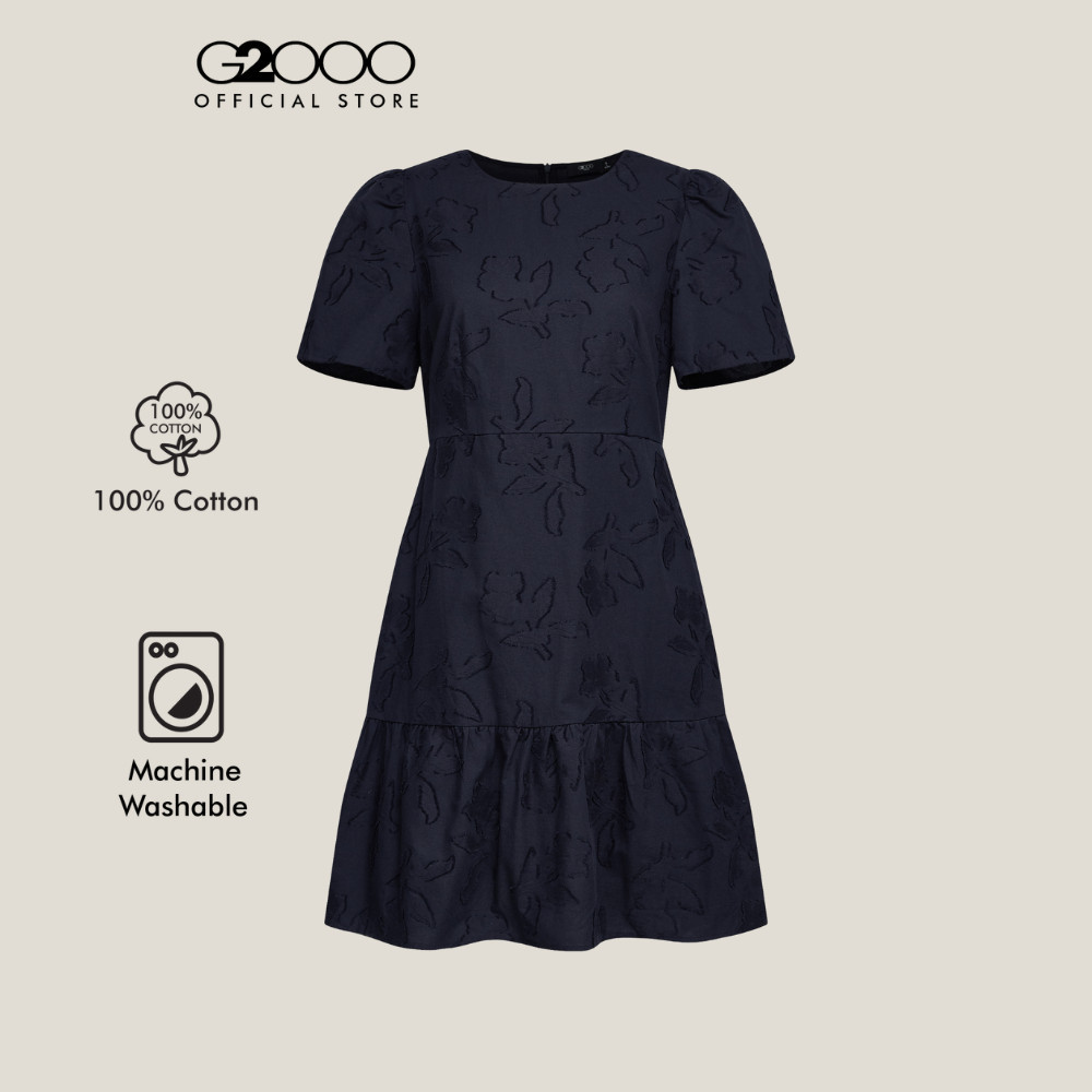 G2000 เดรสสำหรับผู้หญิง Fit & Flare Shape รุ่น 5923303679 สีกรมท่าเข้ม