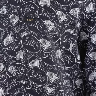 LEE เสื้อเชิ้ตแขนสั้นผู้ชาย รุ่น LE S326MSHSF07 สีดำ