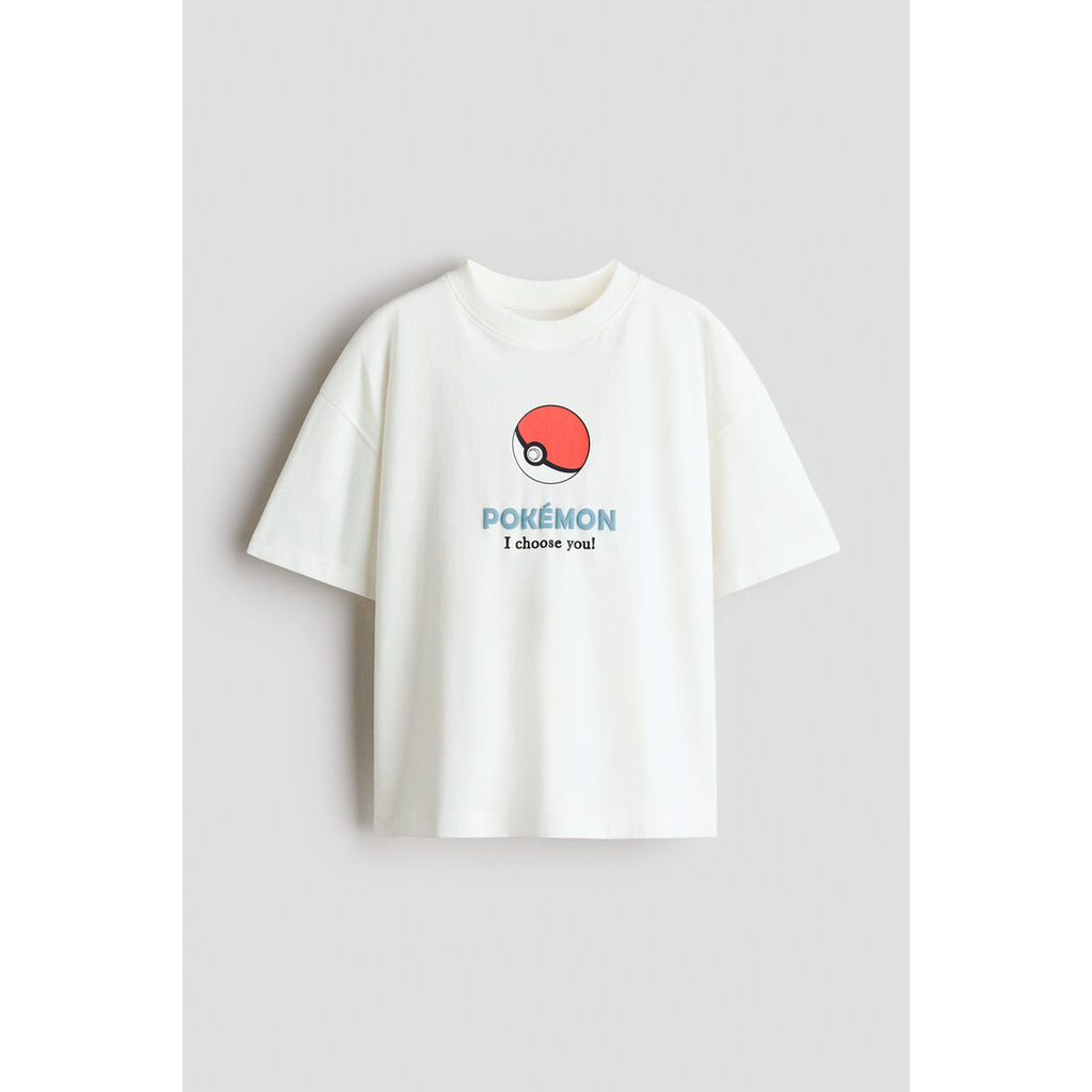 H&M(เอชแอนด์เอ็ม) เสื้อยืดลายพิมพ์โอเวอร์ไซส์ เด็กชาย 1340817_3