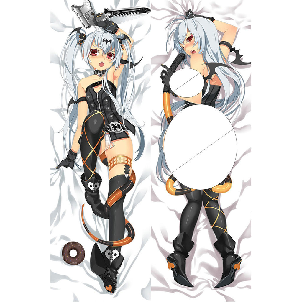 Alice คอสเพลย์ Dakimakura เครื่องแต่งกายกอดหมอน Body Case ยาว Acg 2-Side HD ปลอกหมอนผิวพีช