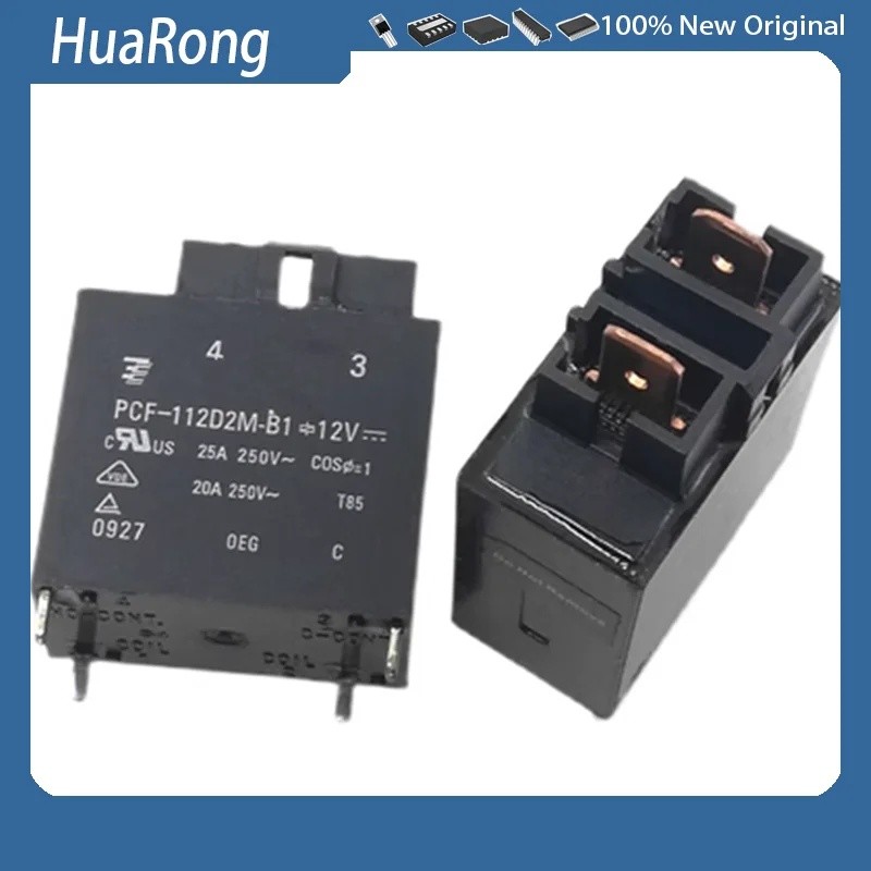 2 ชิ้น/แบทช์ PCF-112D2M-B1 12V 25A PCF-112D2M PCF-112D2M-B1-12V PIN4