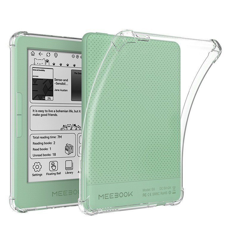 สําหรับ MeeBook E6 กรณี M6 M6C 6.0 นิ้ว M7 6.8 "โปร่งใสซิลิโคนนุ่มแท็บเล็ต Funda สําหรับ MeeBook M8/