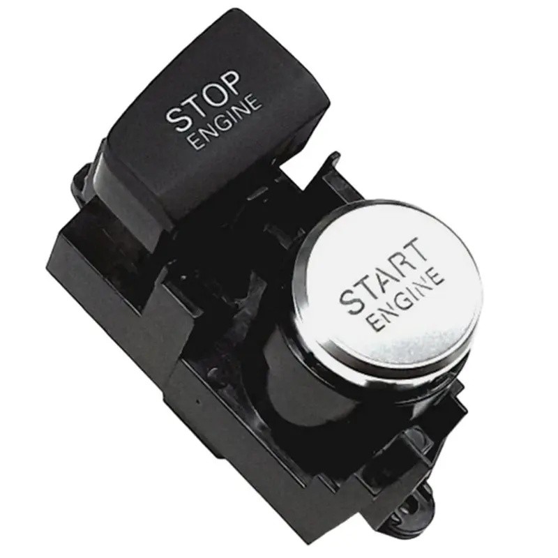 เหมาะสําหรับ Q7 2010-2014 4L0905217B Start/Stop ปุ่มสวิตช์เครื่องยนต์คอนโซลกลางอะไหล่ทดแทน 4L0 905 2