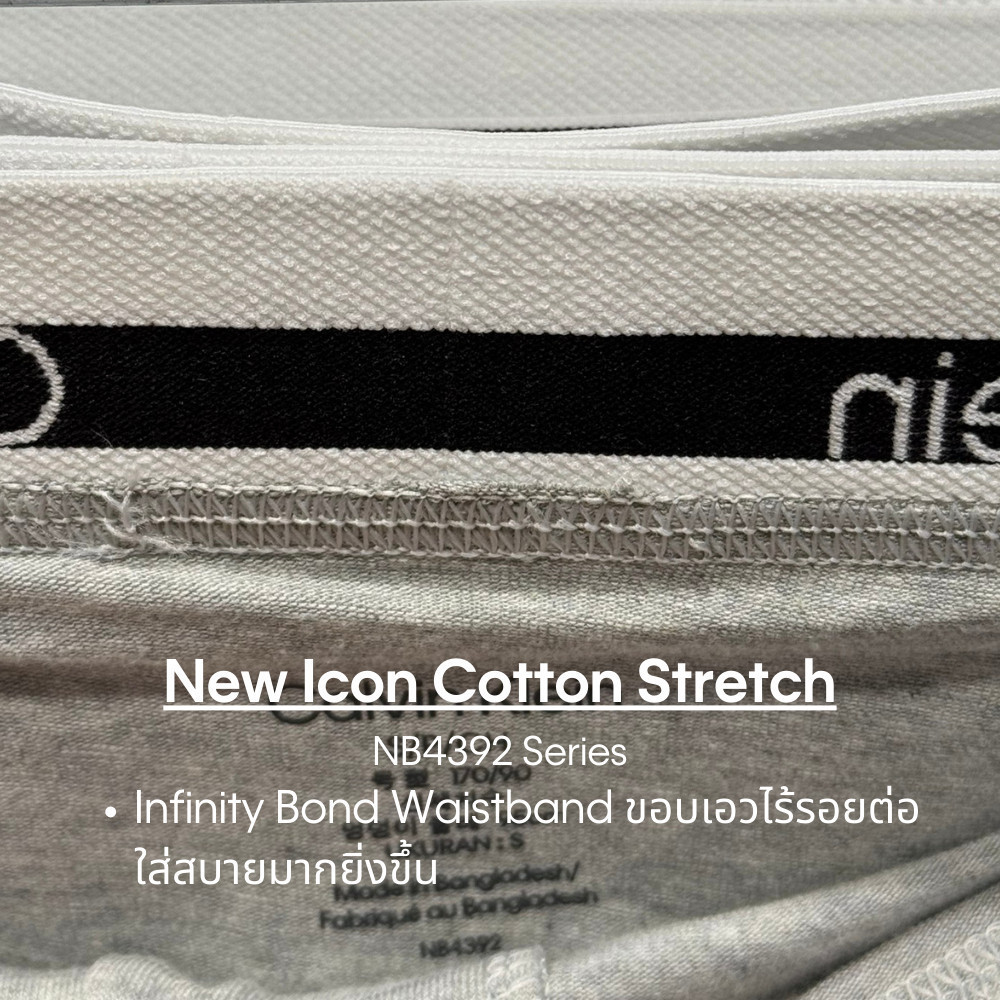 كالفن كلاين 3 بوكسرات Icon Cotton Stretch ـ رجالي — صورة 6