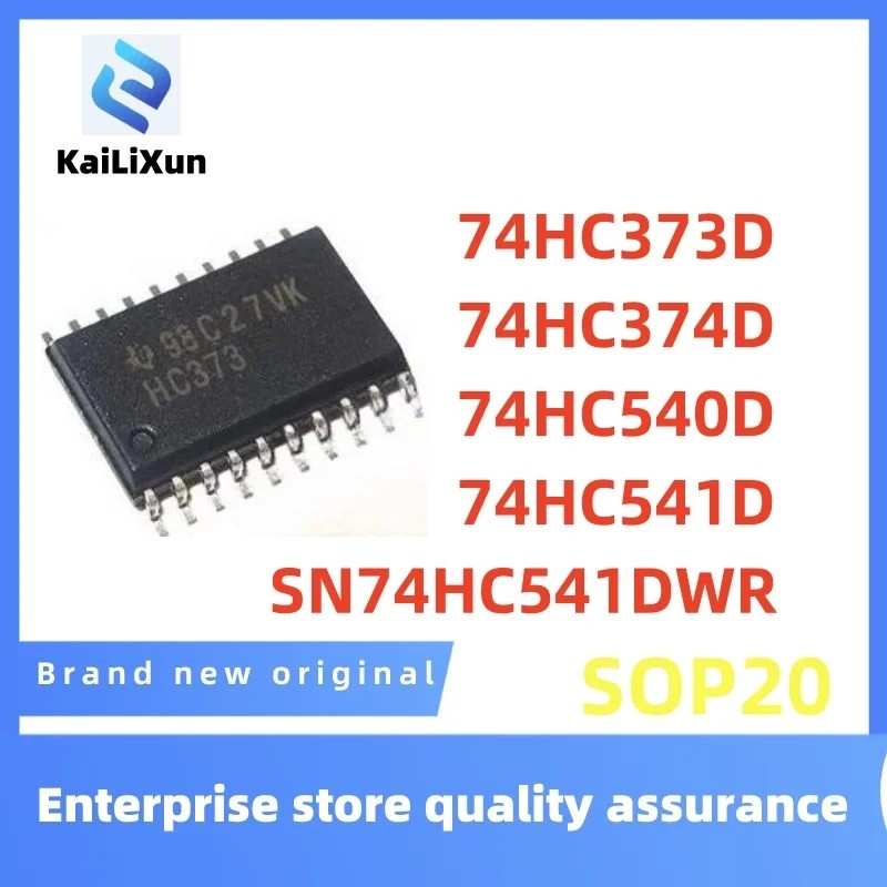 1-5 ชิ้น SN74HC373 SN74HC374 SN74HC540 SN74HC541 D/DW/DWR กว้าง Body 7.2 มิลลิเมตร SOP20 SMD IC ชิป