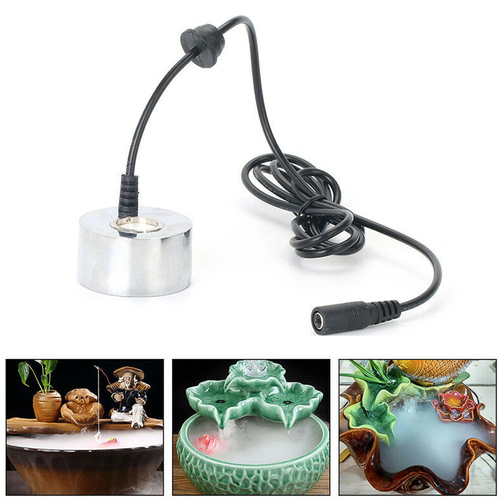 【SWTDRM】Ultrasonic Mist Maker +1 ~ 45 ℃ 1PCS 20MM 3.8mmPVC 180cm 350ml/H Repair