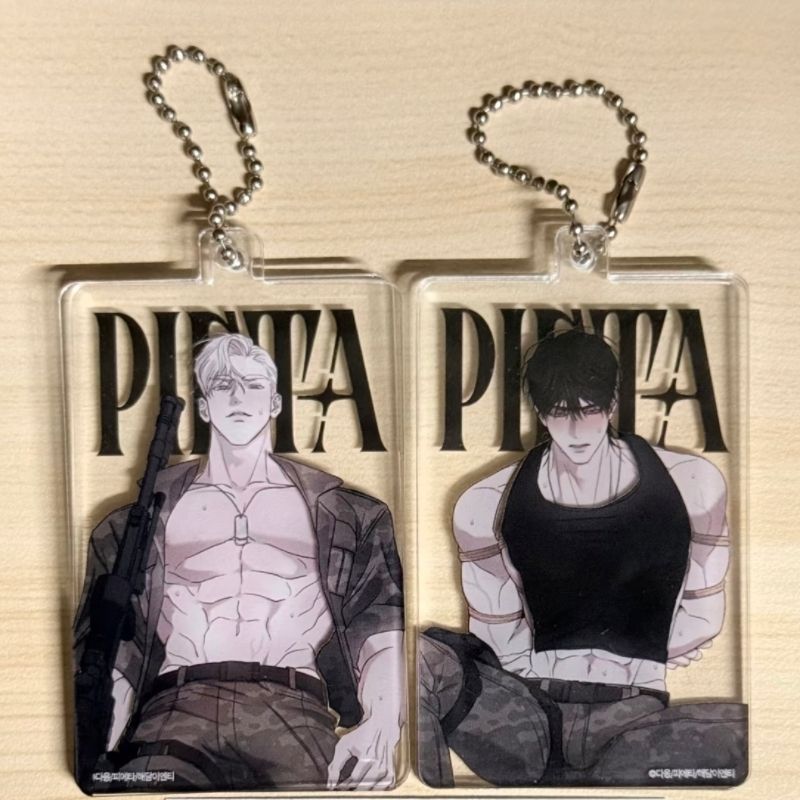 อะนิเมะพวงกุญแจผู้หญิง Pieta อะคริลิค Key Chain Man Lezhin พวงกุญแจจี้เครื่องประดับอุปกรณ์เสริมของขว