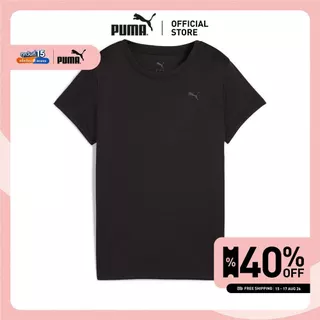 PUMA Running GRAPHICS "Forever. Faster." Tee Women สีดำ - 52655451
