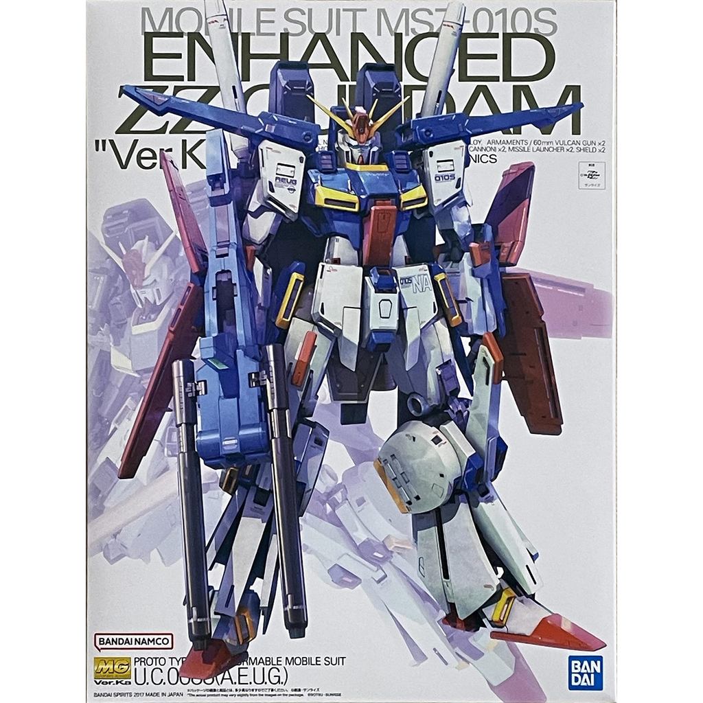 Premium Bandai Exclusive 1/100 MG MSZ-010S Enhanced Double Zeta Gundam Ver.Ka / Unassembled Mobile S