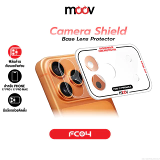 [ส่งไว] Moov FC04 ฟิล์มกันรอย ฐานเลนส์กล้อง สำหรับ ไอโฟน 17 Pro Max 17 Pro ฟิล์มกล้อง Flim For iPhone