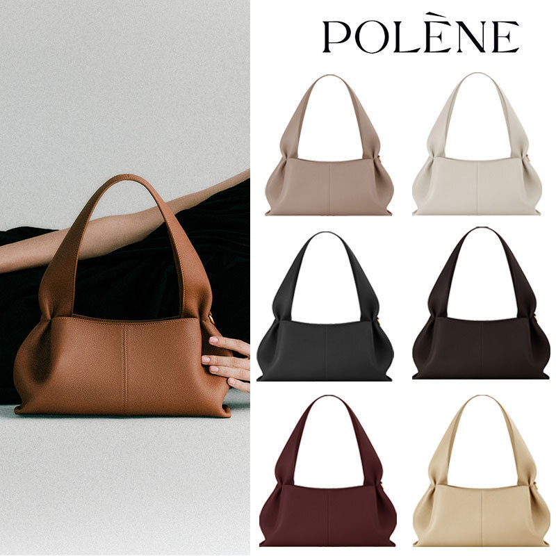 Polene Polene Polene Cloud Bag Number Handbag Genuine Leather Shoulder Armpit Bag