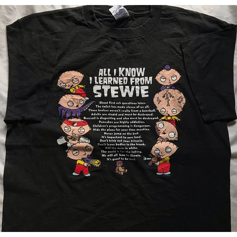 Family Guy Spoof House อะนิเมะเสื้อยืดแขนสั้นผู้ชายผู้หญิง Commuter