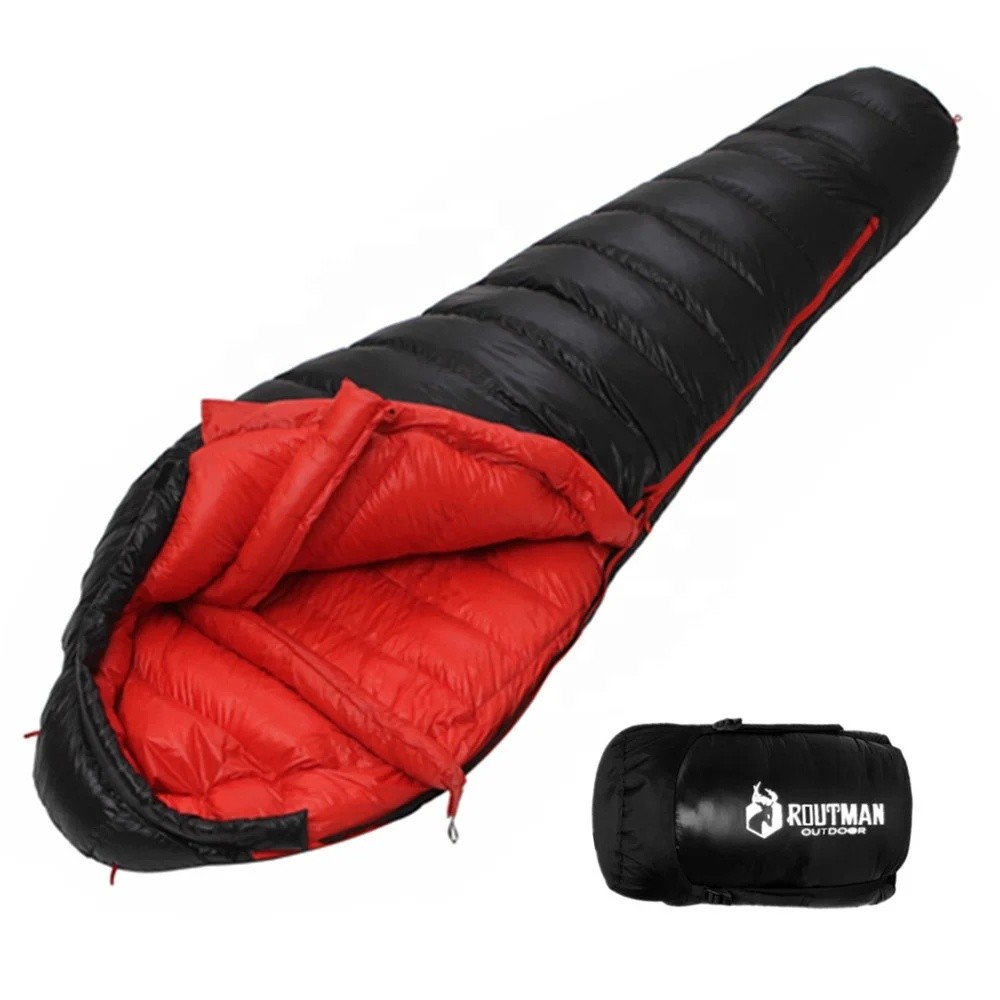 IOYL Original Down Sleeping Bag 5 F 1100 Fill Power Cool Weather น้ําหนักเบาแบบพกพากันน้ํา Mummy Sle