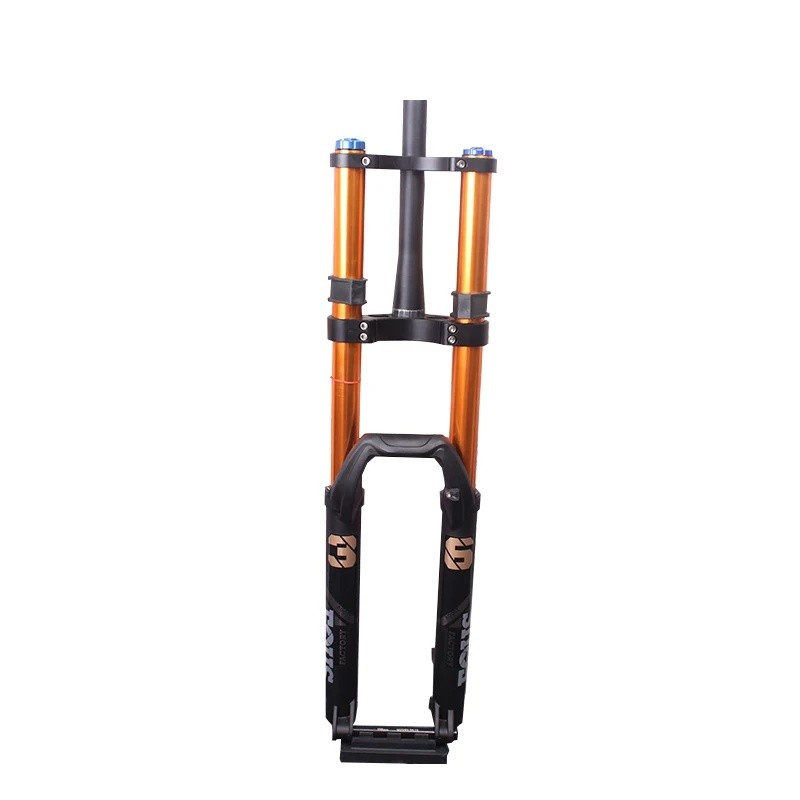 SARA Original Bucklos OEM/ODM Horquilla De Bicicleta 26 "อลูมิเนียม Double Crown ไขมัน Mtb Suspensio