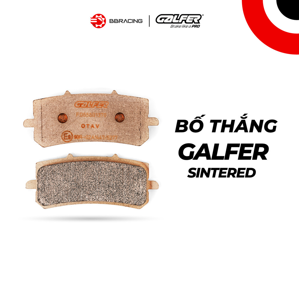 พ่อชนะ Galfer FD555 Sintered สําหรับ Brembo GP4 Mini Pig