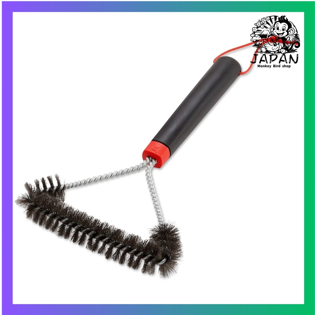 Weber 3-sided Grill Brush Barbecue Grill Brush Domestic Black monkey bird shop JAPAN