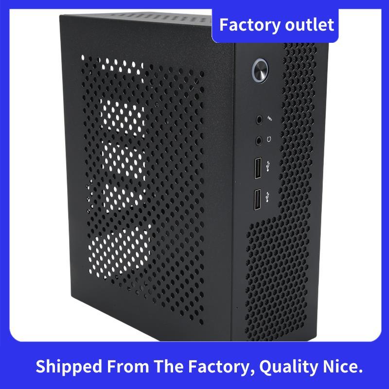 A09 HTPC เคสคอมพิวเตอร์ Mini ITX Gaming PC แชสซีเดสก์ท็อปแชสซี USB2.0 เคสคอมพิวเตอร์ เคสคอมพิวเตอร์ท