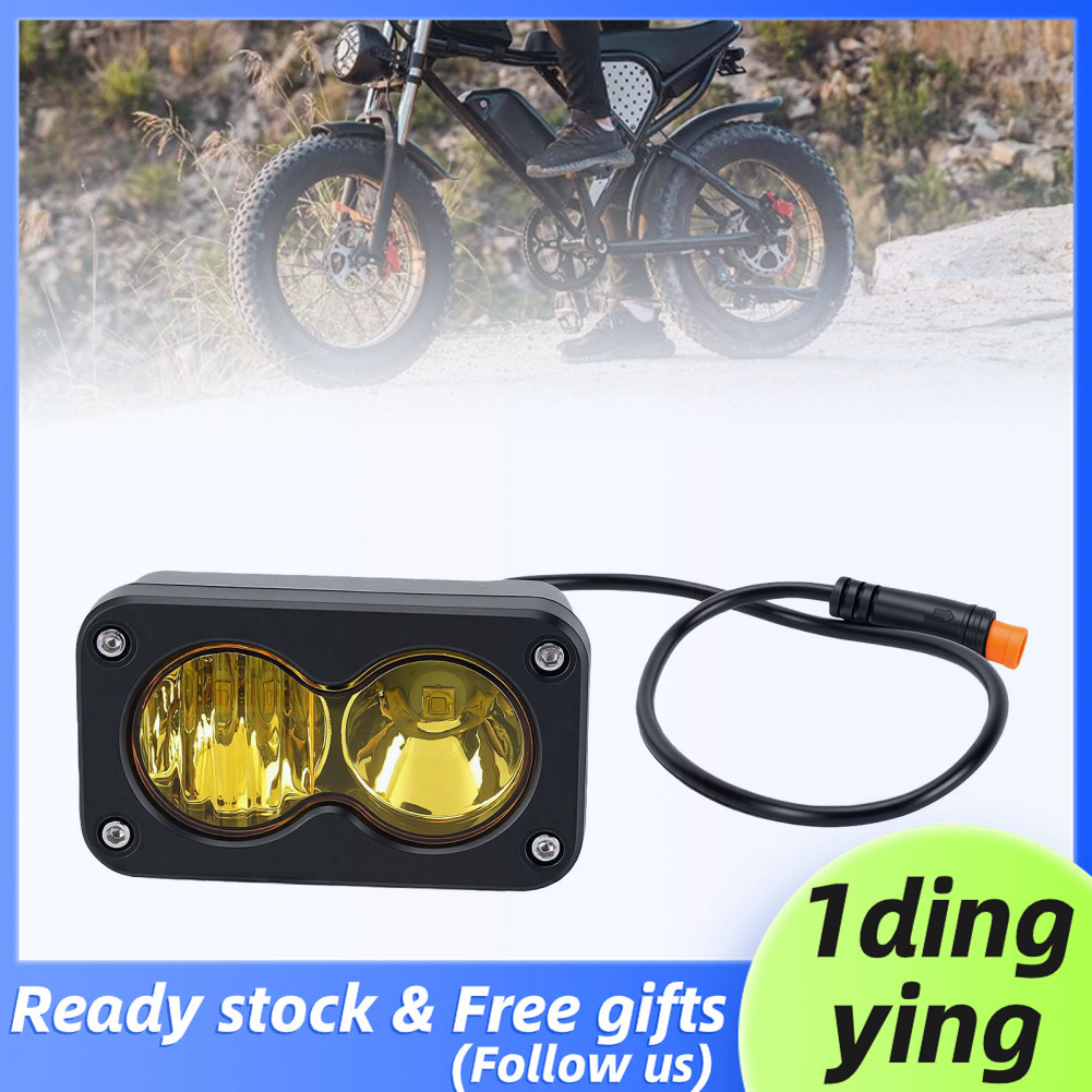 1dingying.th 3 นิ้ว LED ไฟหน้าสำหรับ Ridstar Q20 High Beam Mountain ไฟฟ้า Pin กันน้ำ Connector