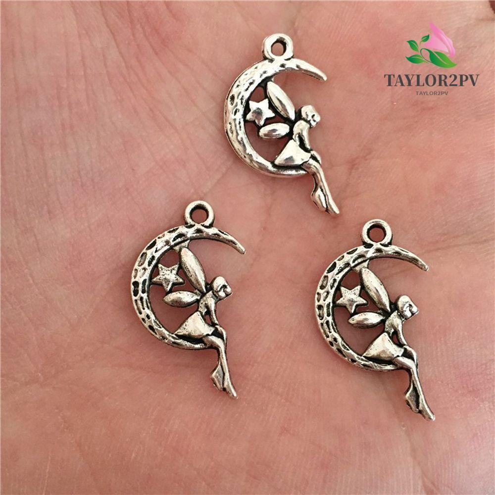 TAYLOR2PV Charms อุปกรณ์เสริมจี้โบราณสร้อยคอ Moon Stars