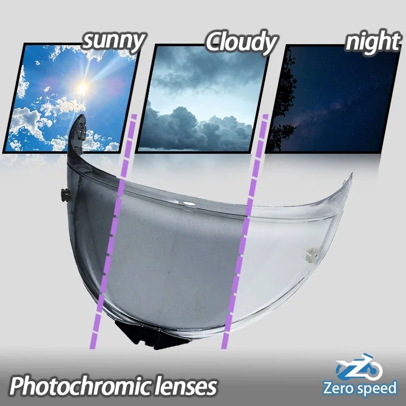 Photochromism TT Revo Visor หมวกกันน็อคสําหรับ KYT TT REVO รถจักรยานยนต์หมวกกันน็อคเลนส์กระจก