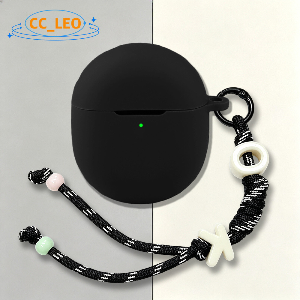 Suitable for Google Pixel Buds Pro2 Case Soft Silicone Case Cute OK Lanyard Google Pixel Buds Pro Sh