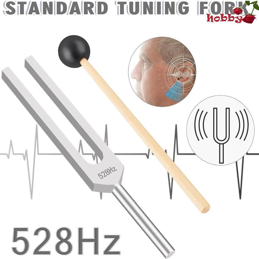 HOBBY Bio-Acostic Tuning Fork, Ergonomic 528Hz Tuning Fork Set, Sound Vibration Tools Relaxed Profes