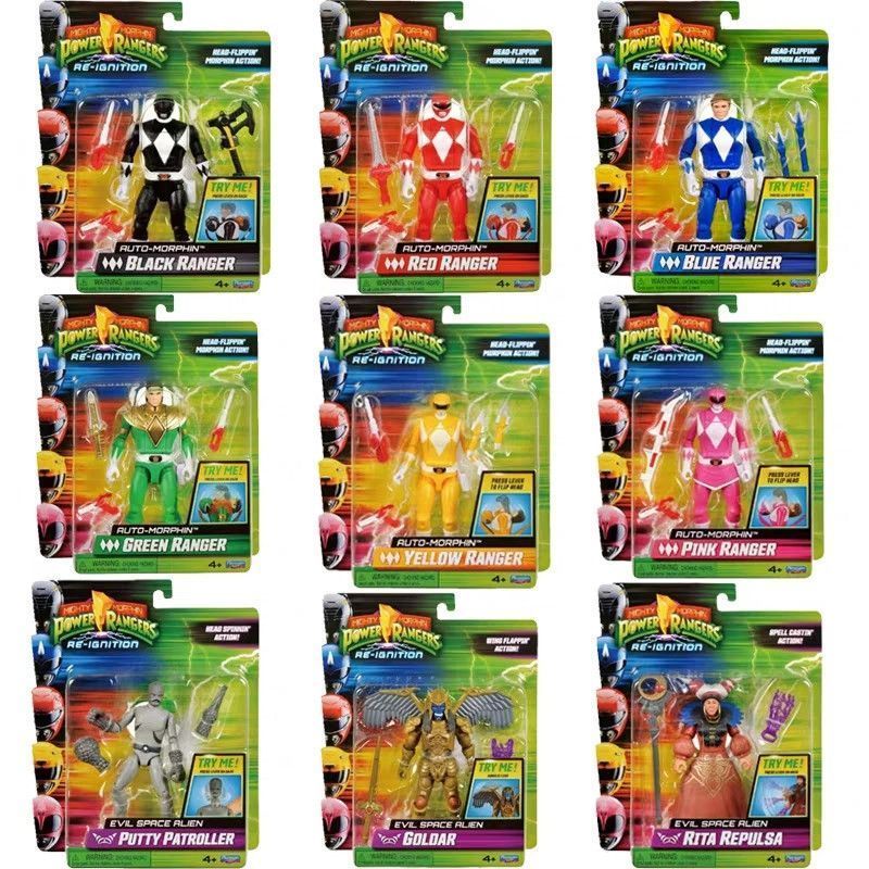 【พร้อมส่ง】power Rangers Figure Hasbro ของเล่นอะนิเมะรูป Megazord/Power Rangers Ryusou ชุด ของสะสม Ac