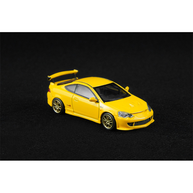 Motorhelix 1:64 INTEGRA TYPE(DC5) MUGEN Yellow รถโมเดลDiecast