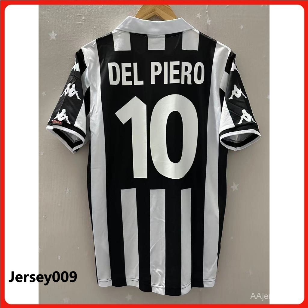 99-00 Juventus Home Champions League Final Vintage Football Suit Shirt S-2XL