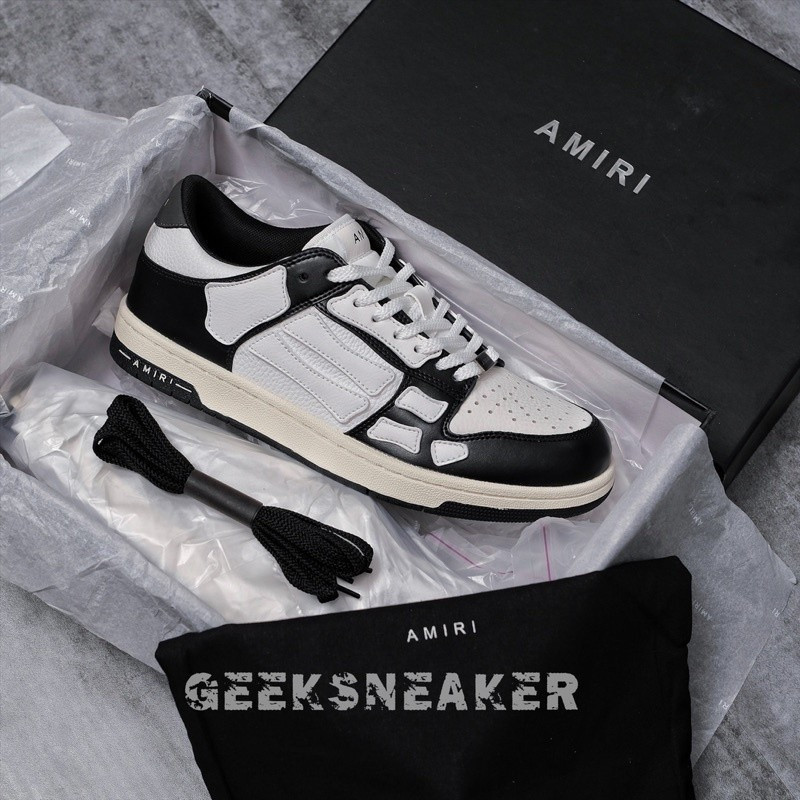 [GeekSneake] รองเท้าแตะพื้นนุ่มสีดํา Amiri Skull