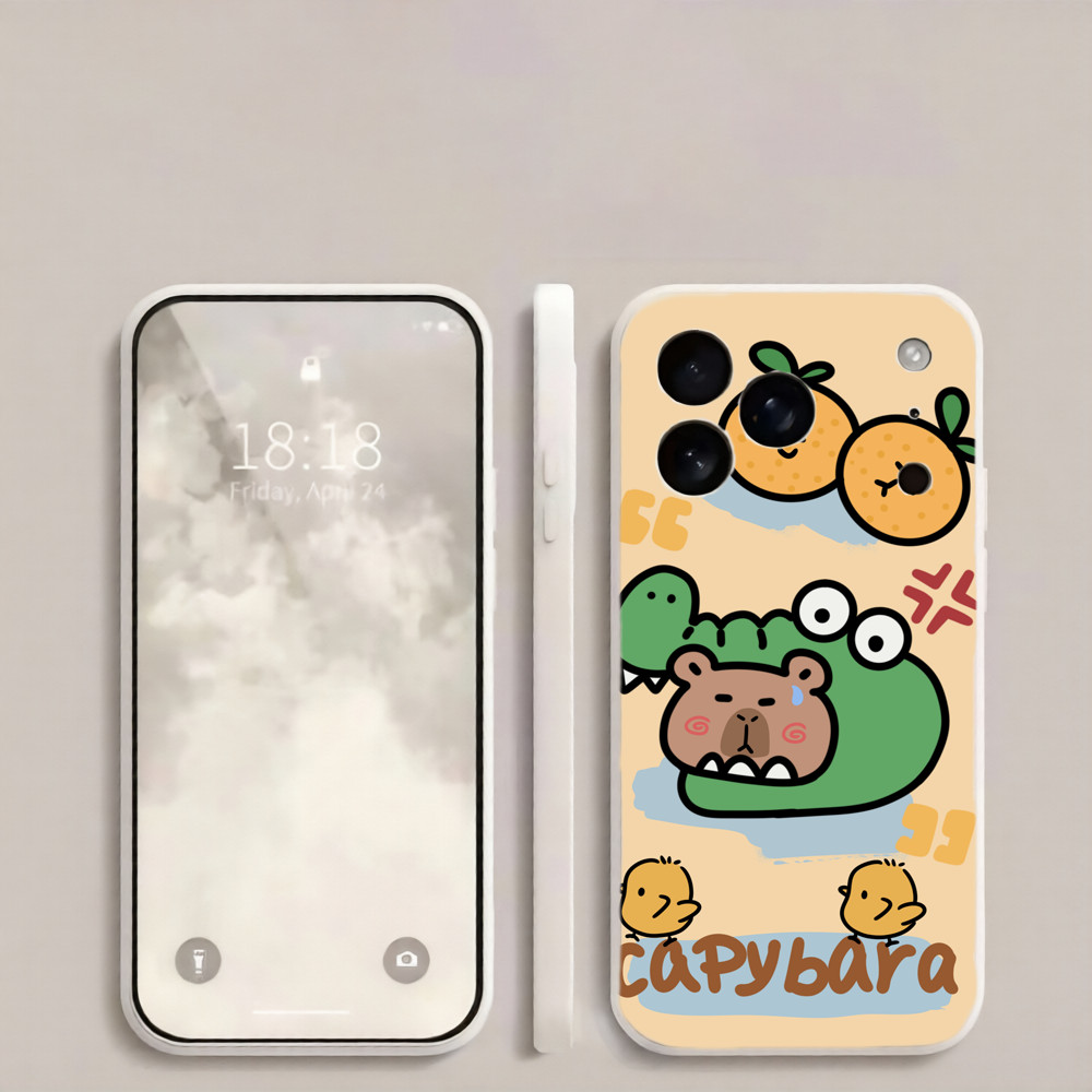 จระเข้Kapybara Junเคสโทรศัพท์เหมาะสําหรับOPPO Reno 16Pro 15Pro 15 14Pro 14 13Pro 13 11Pro 10Pro + 8T