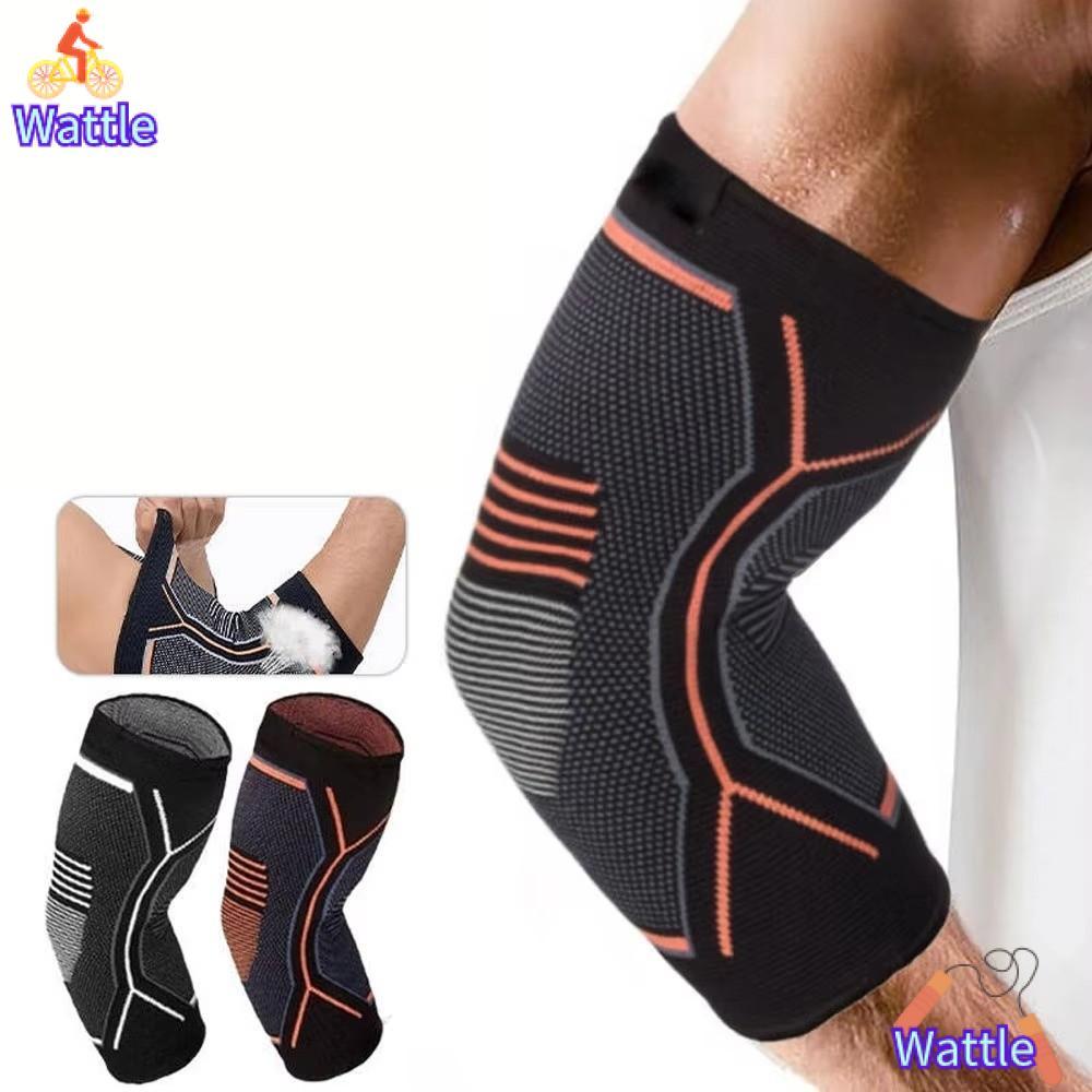 WATTLE Fitness Elbow Brace, Nylon Breathable Compression Support Sleeve, Golf Treatment Tennis Elbow