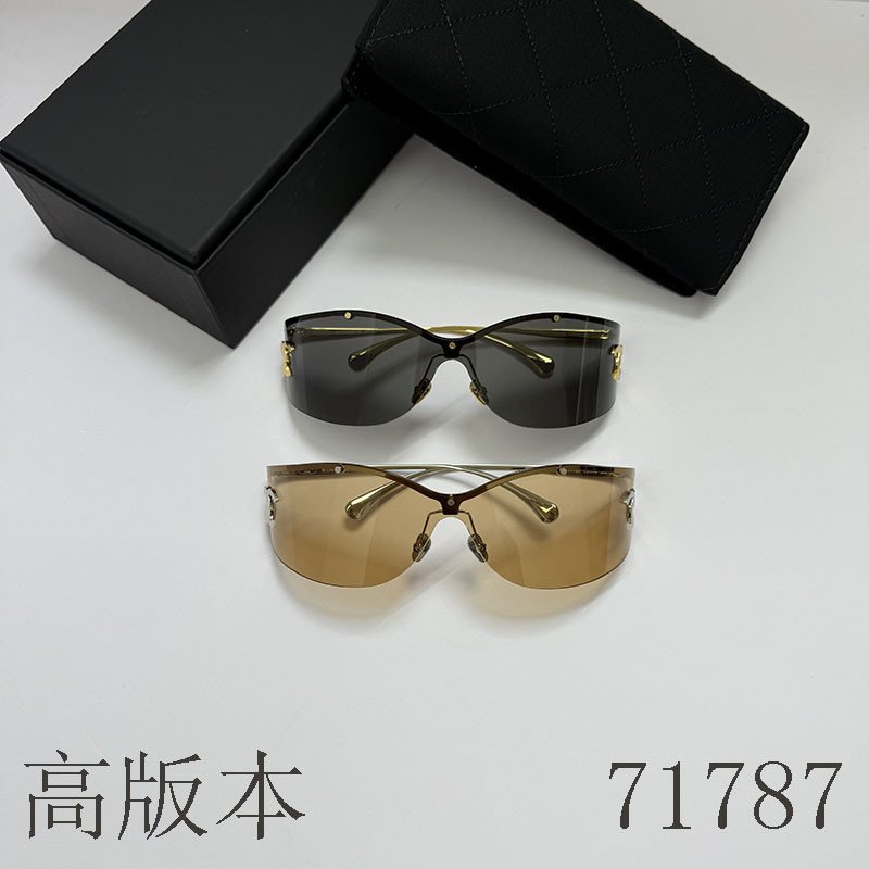1: 1 Scale 丨 2026 สไตล์ใหม่ Xiangjia รุ่นสูง 71738 แว่นตากันแดดผู้หญิงแนวโน้มแฟชั่นแว่นตา All-in-One