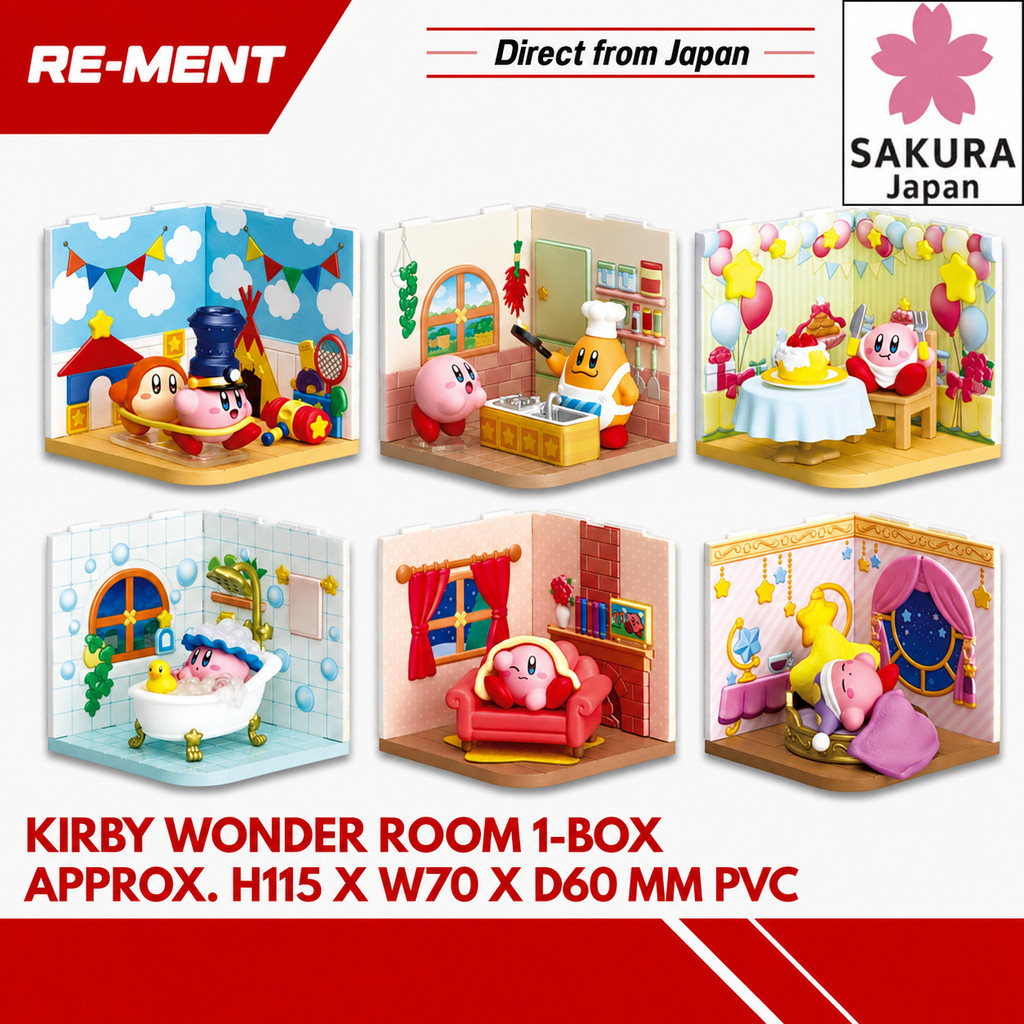Re-Ment Kirby Wonder Room 1-box Approx. H115 x W70 x D60 mm PVC