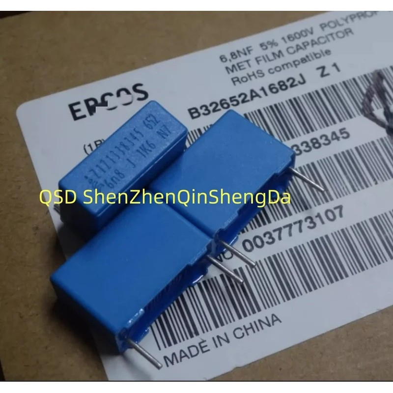 10 ชิ้น/แบทช์ 6n8 J 1k6 682 1600V p15MM B32652A1682J 6.8 nf