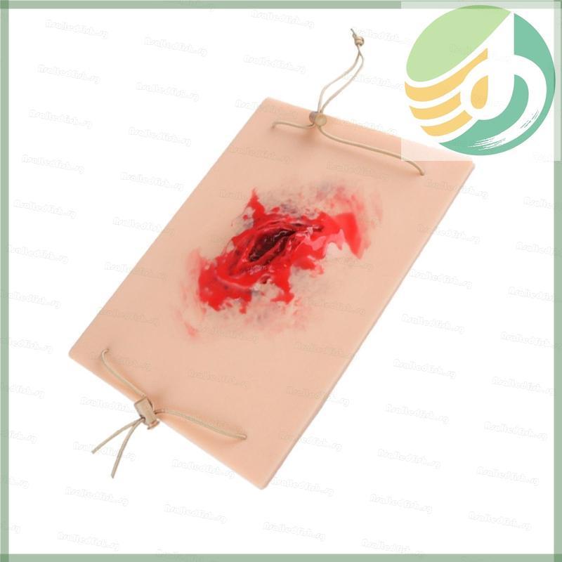 Yf9 As Reusable Trauma Wound จําลองโมดูลสวมใส่ Trauma Wound Skin โมดูลสําหรับการผ่าตัดการออกกําลังกา