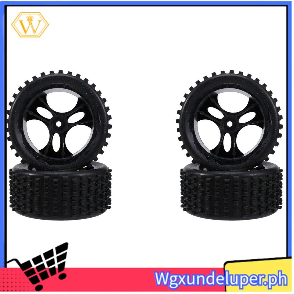 W4PCS ล้อยาง Tyre A959-01 สําหรับ A959 A959-B A959-A 1/18 RC รถอะไหล่อุปกรณ์เสริม