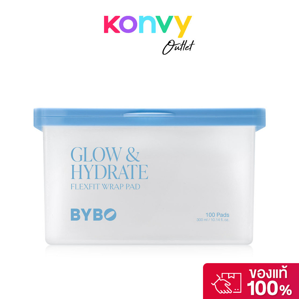 BYBO Glow & Hydrate Flexfit Wrap Pad 300ml บายโบ โทนเนอร์แพดแบบยืด.