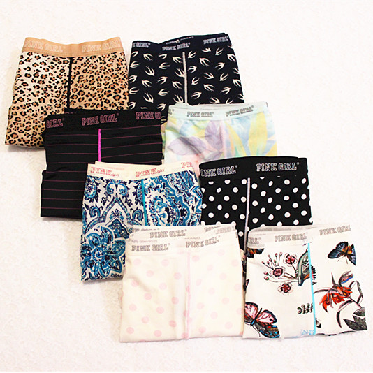 4 ชิ้นจัดส่งฟรี~PINK GIRL Petal Rain Series Quick-Drying Seamless Milk Silk Ice Silk GIRL Boxer