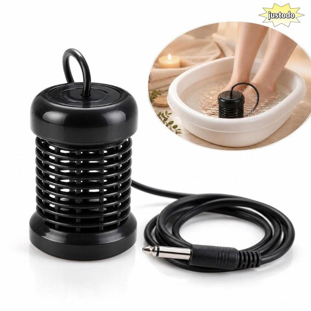 JUSTO Ionic Head, Ionic Technology Black Hydrogen Foot Bath Replacement,ใช้งานร่วมกับติดตั้งง่ายแบบพ