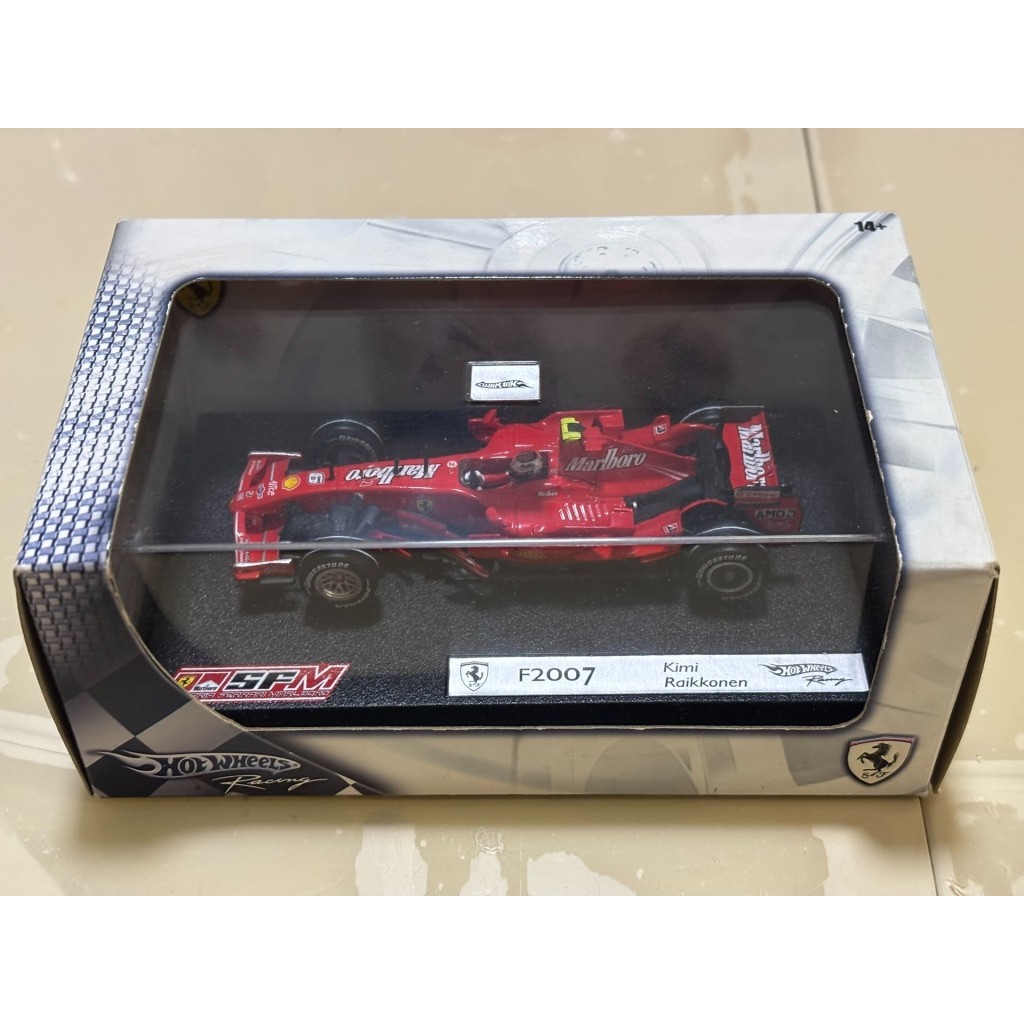 [พร้อมสต็อก] HOT WHEELS HOT WHEELS F1 1/43 Kimi HOT WHEELS F2007 World Champion พร้อมกล่องเดิม มีสติ