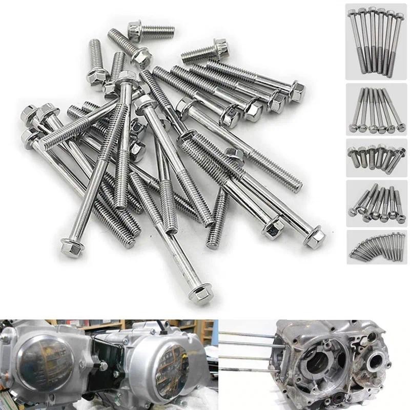 สําหรับ Honda A Z50 CT70 SL70 XL70 Z50R CL70 1969-1980 26 ชิ้นเครื่องยนต์รถจักรยานยนต์ด้านข้างกรณีสก