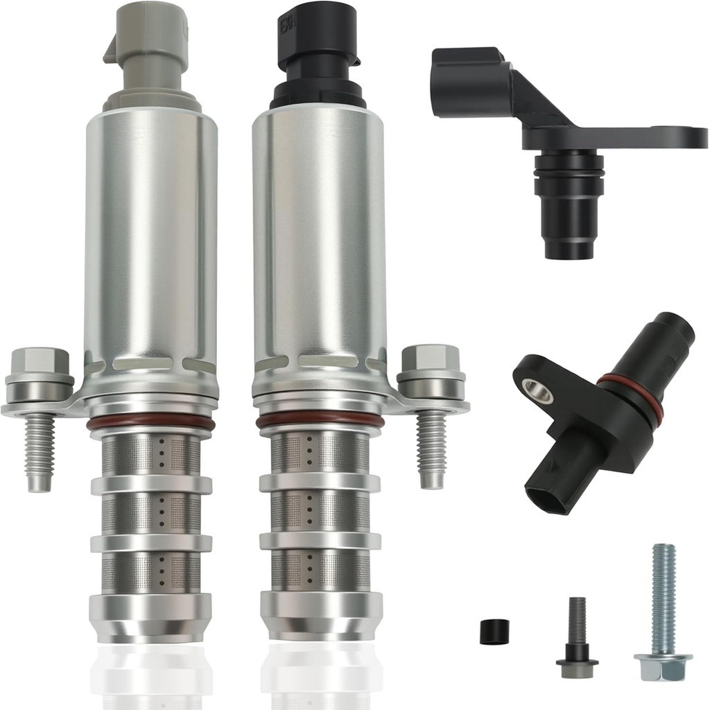 VVT Intake+Exhaust Camshaft Posator Valve+ตําแหน่งเพลาลูกเบี้ยว+ชุดเซ็นเซอร์เพลาข้อเหวี่ยงเครื่องยนต