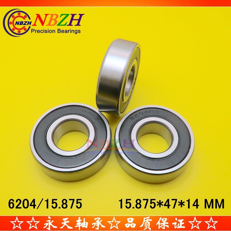 นิ้ว Non-Standard Bearing 6204/10-2RS 6204-5/8 RS1 ขนาด 15.875 * 47 * 14mm 0HQ8
