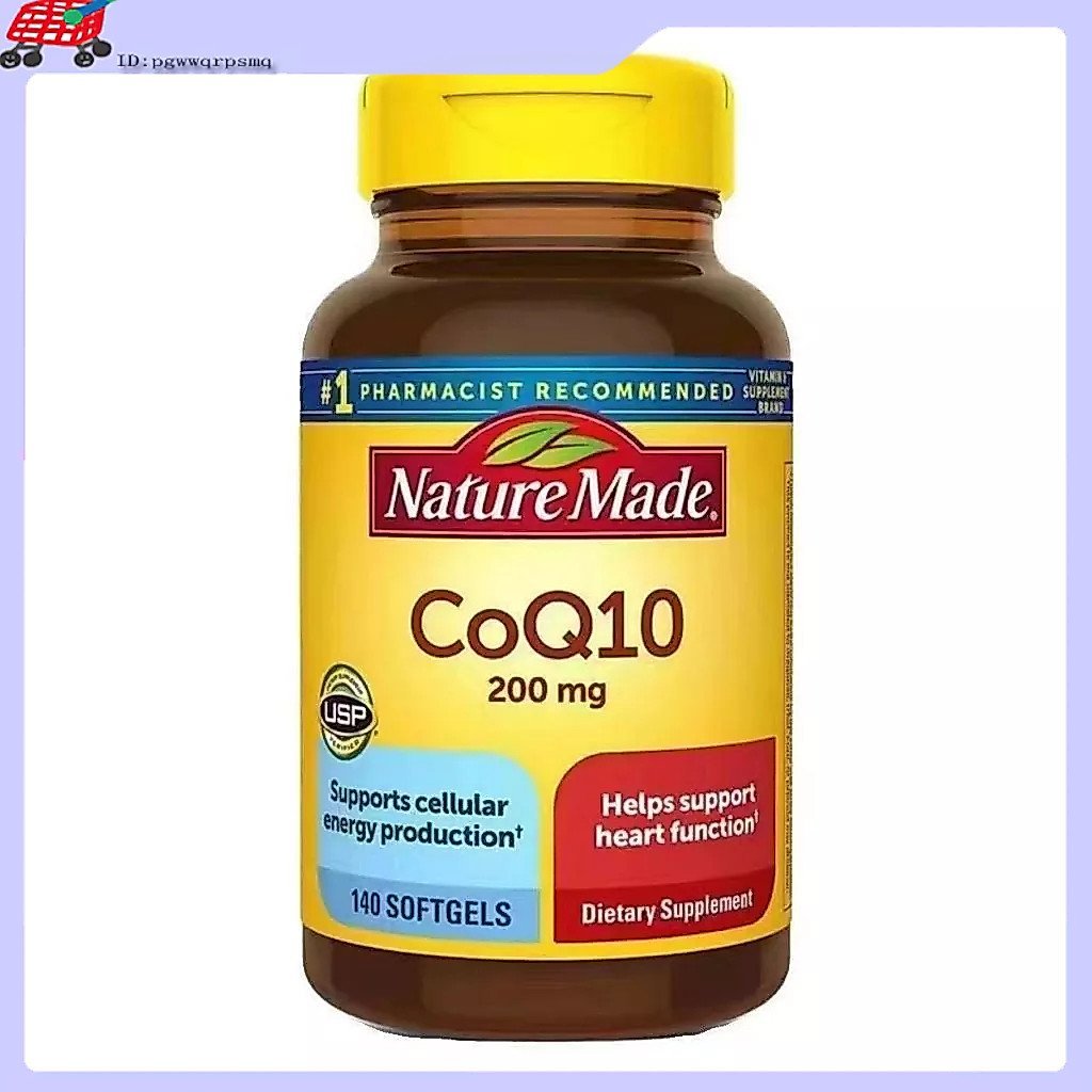Nature Made NatureMade CoQ10 (200MG) 140 softgels 輔酶Q10 200mg 140粒-Globally preferred
