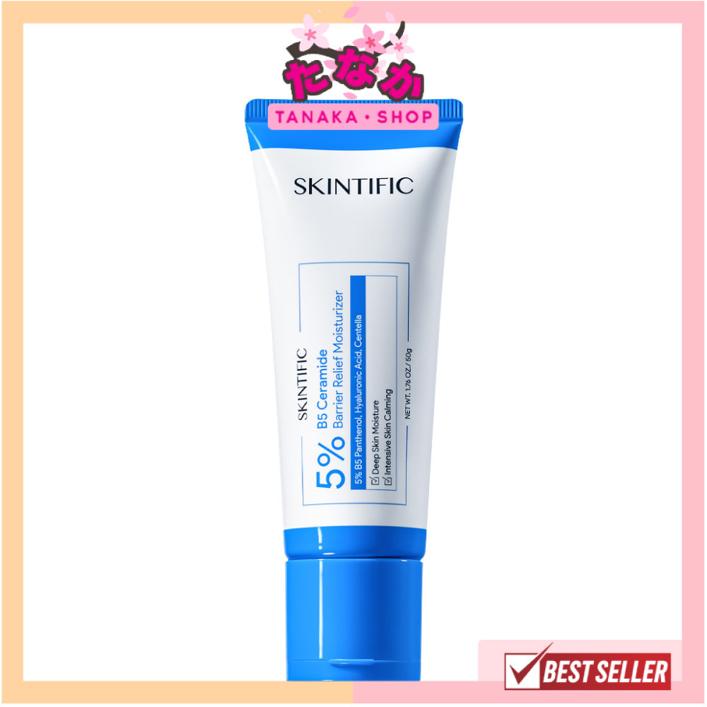 🔥100% ช้อปแบรนด์แท้/ไลฟ์ทุกวัน🔥SKINTIFIC 5% B5 Ceramide Barrier Relief Moisturizer 50g.