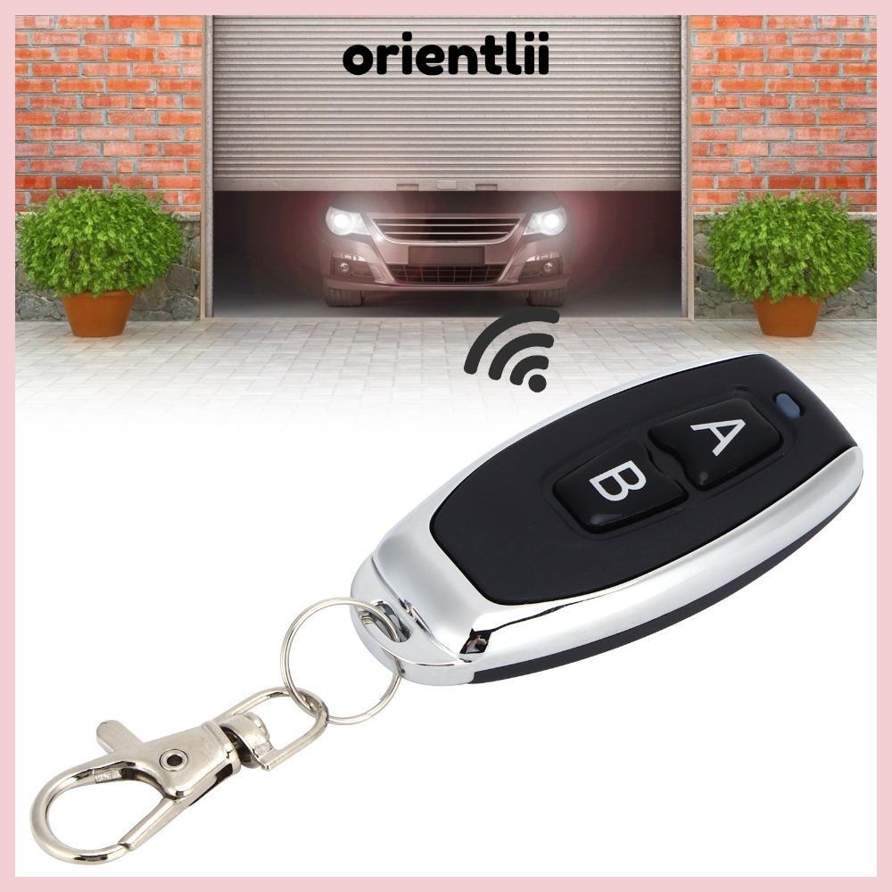 ORIENTLIIY รีโมทคอนโทรล RF, 2/3/4 ปุ่มระยะไกลรีโมทคอนโทรลไร้สาย,ทนทาน 433MHz ความถี่การทํางานรหัสการ