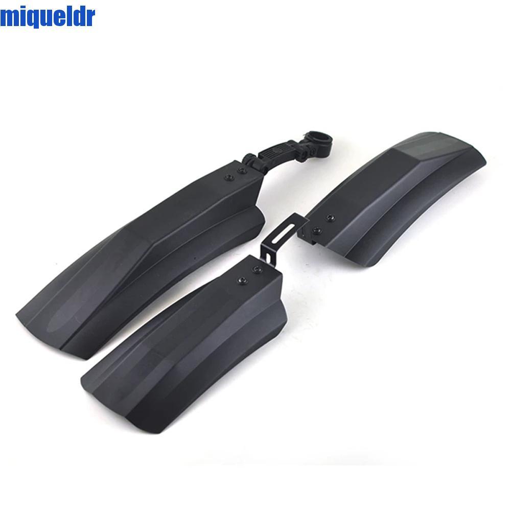 MIQUEL Snow Bike Fender สีดําขี่จักรยานจักรยานพับจักรยาน Fenders จักรยานไฟฟ้าสําหรับ Fatbike Fat Bik